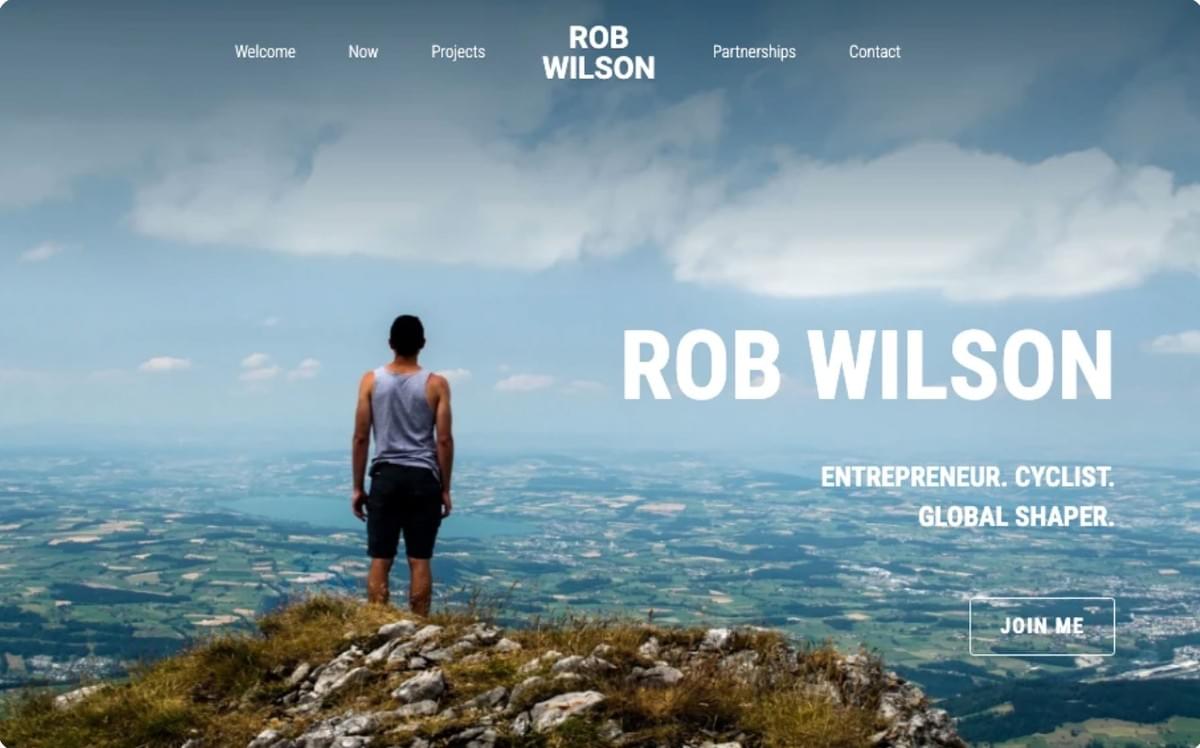 Bright Business Sjabloon van Strikingly