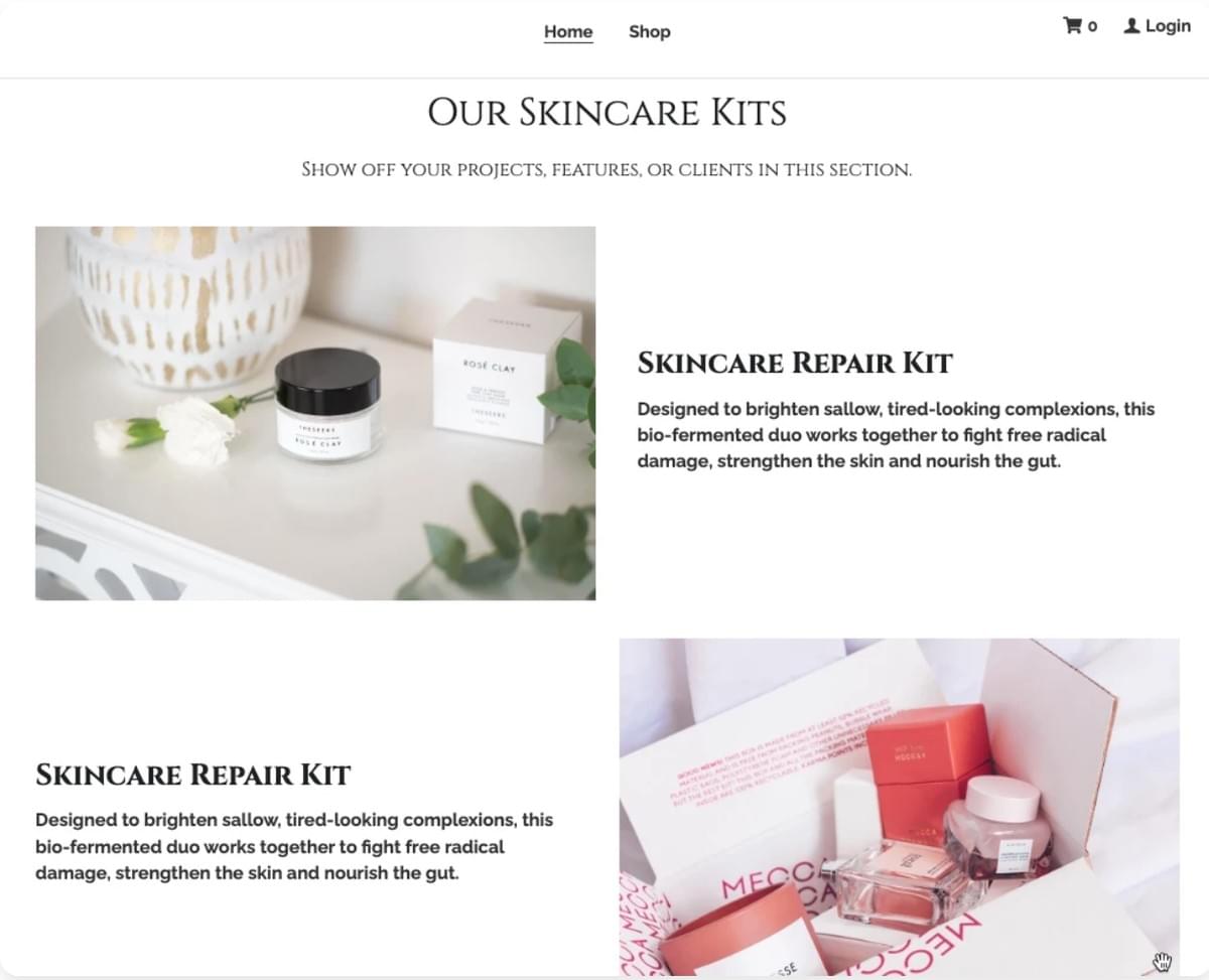 Template de Loja Online Caixa Misteriosa