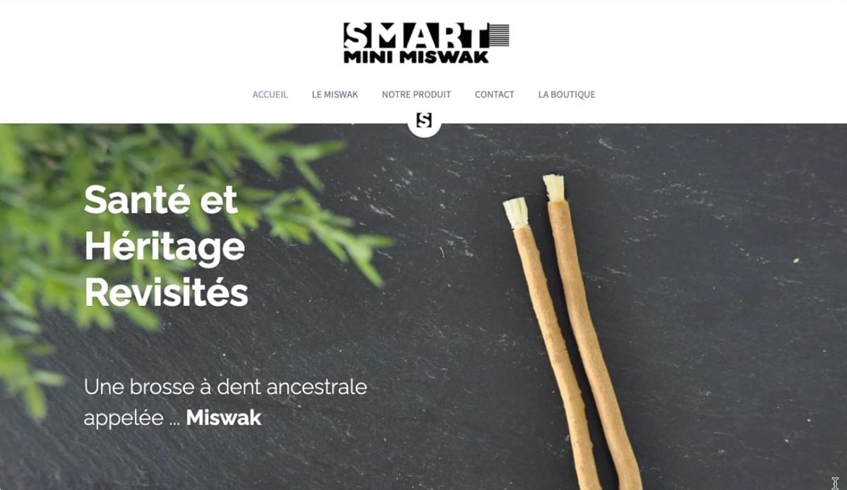 Slimme mini miswak website