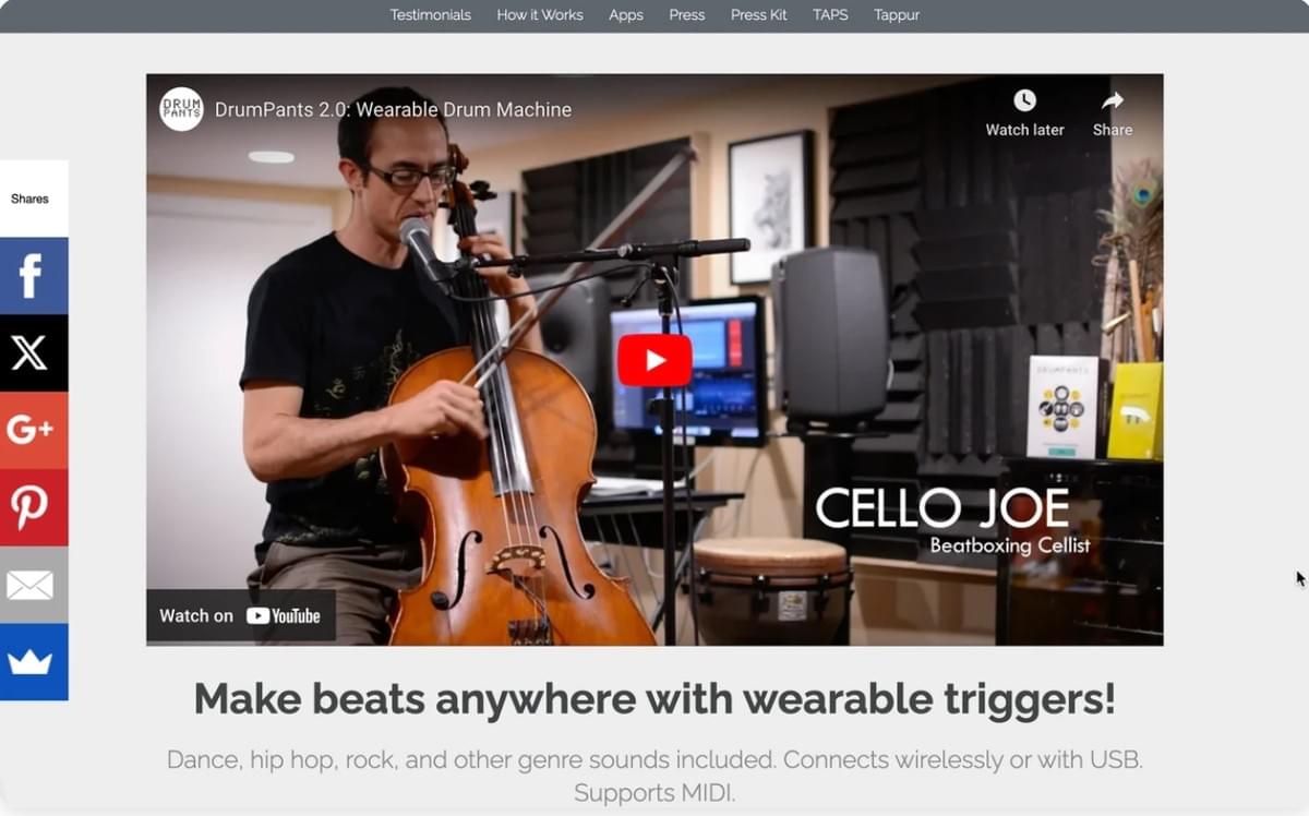 Vídeo musical de Drumpants