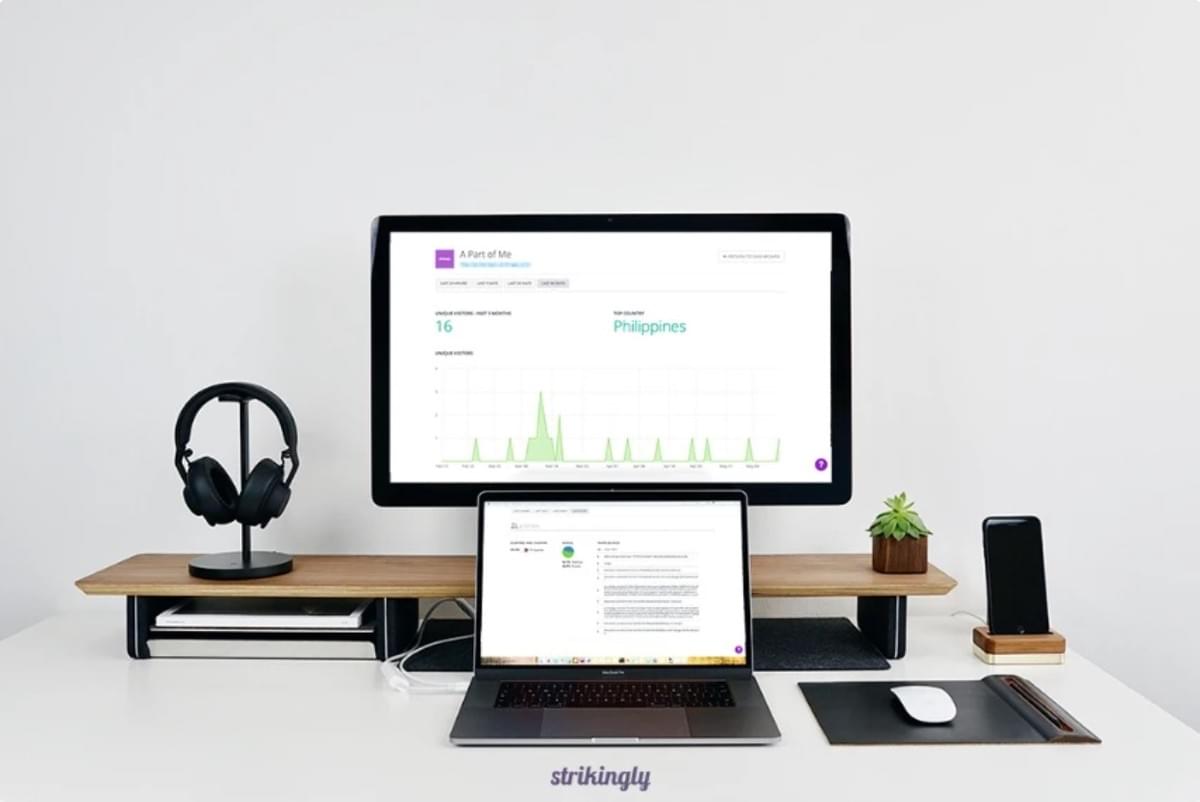 Strikingly Analytics-Dashboard