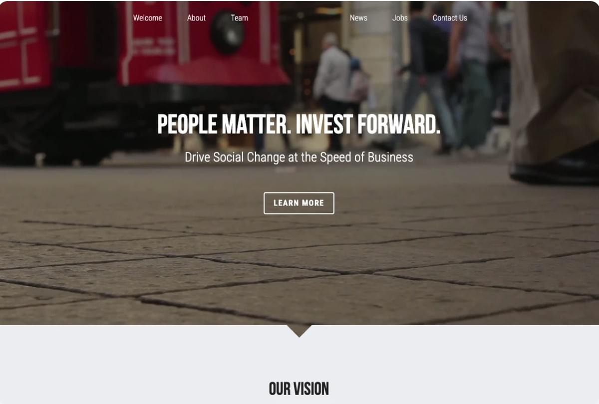 MSL Ventures Sjabloon van Strikingly