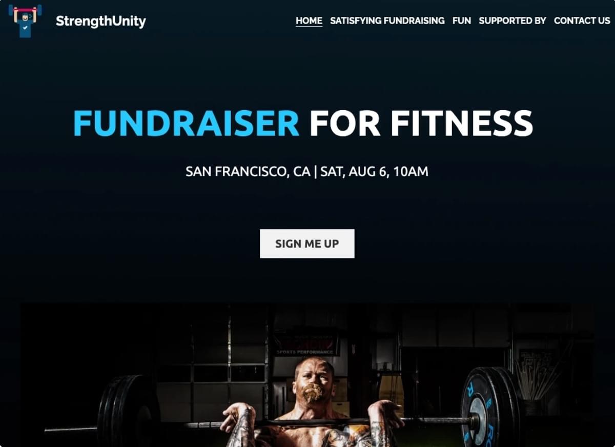 StrengthUnity Non-Profit Website Ontwerpsjabloon
