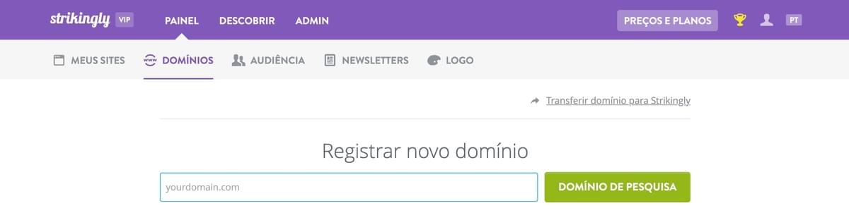 tipos de empreendedorismo - Strikignly para os empreendedores - Domínio Personalizado