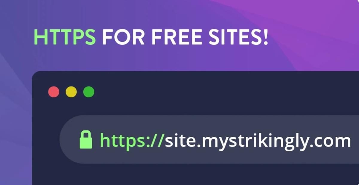 Strikingly Kostenloses SSL-Zertifikat