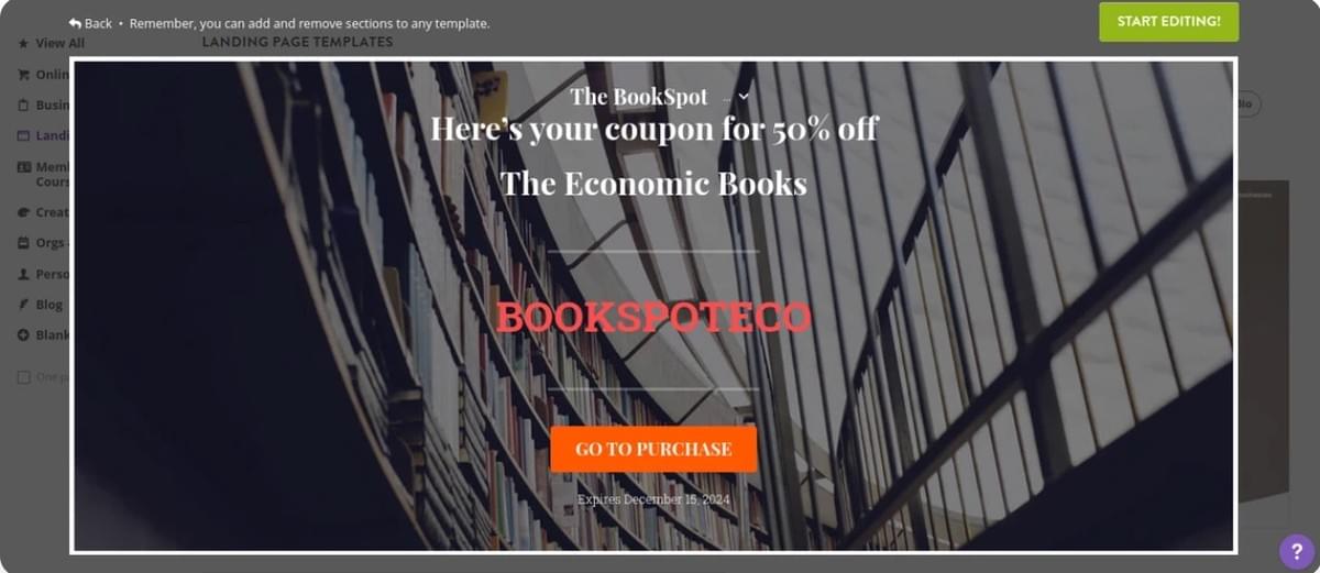 So steigern Sie den Website-Verkehr mit Strikingly - Werbeaktionen oder Wettbewerbe durchführen 