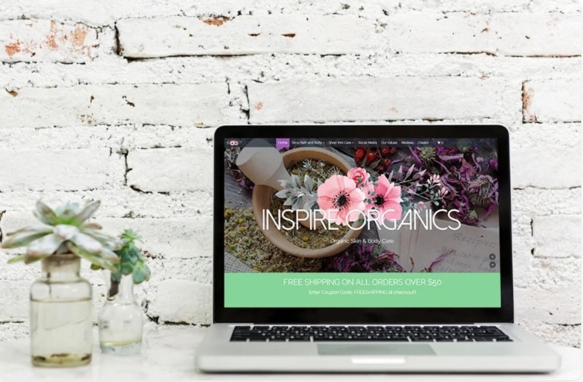 Website Inspire Organics
