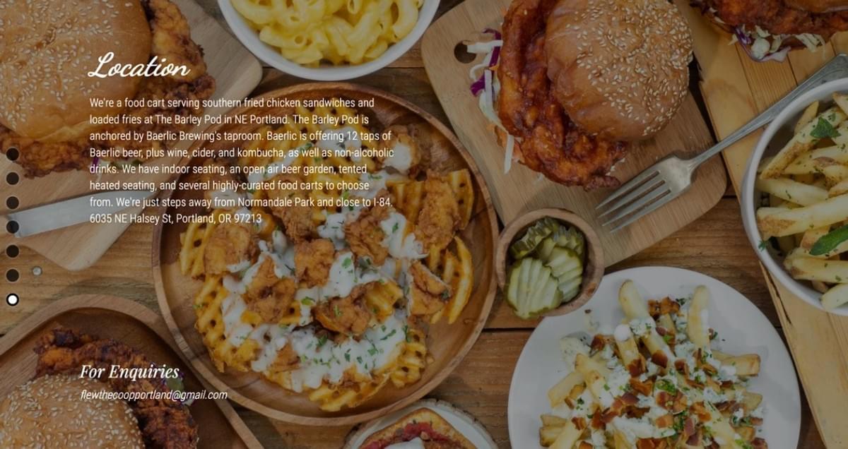 Loja pop-up Flew the Coop