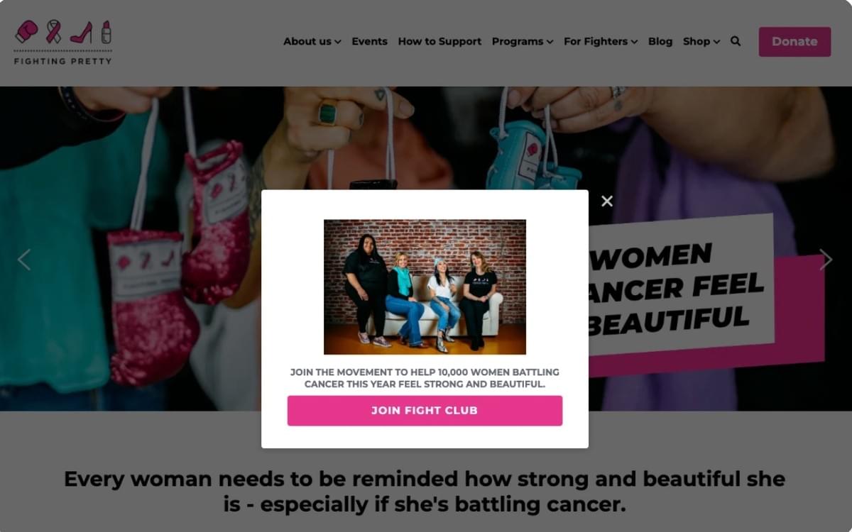 vechtende mooie website