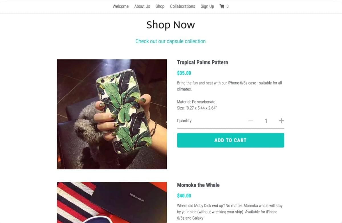 Modelo de Estúdio Yuri da Strikingly