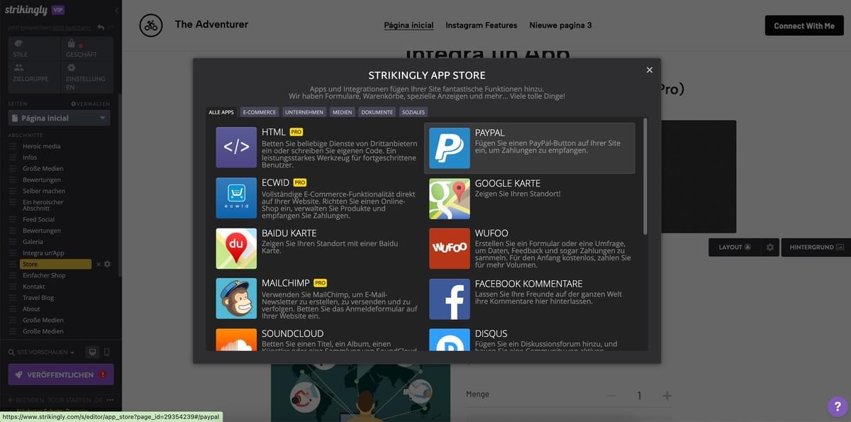 Wie kann Strikingly zum Wachstum des Großhandelsgeschäfts beitragen - Marketing-Integrationen