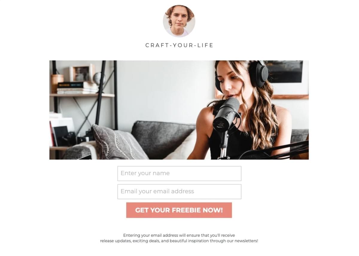 Obtenha Seu Modelo Gratuito da Strikingly