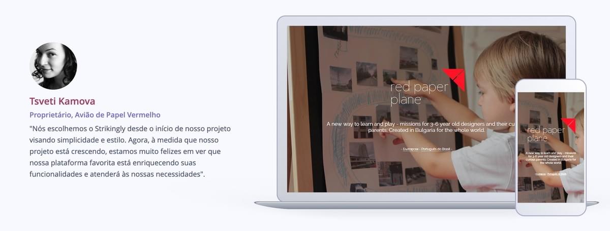 Site Responsivo Red Paper Plane