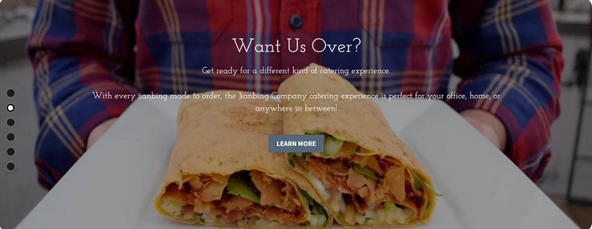 Ondersteuning van kleine bedrijven zoals Jianbing