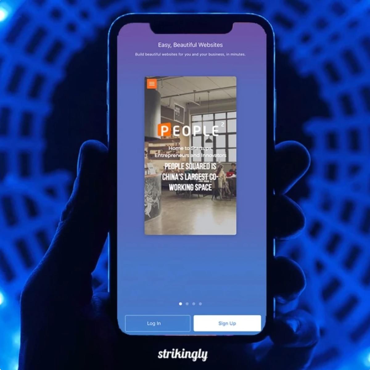 Strikingly Mobiele App