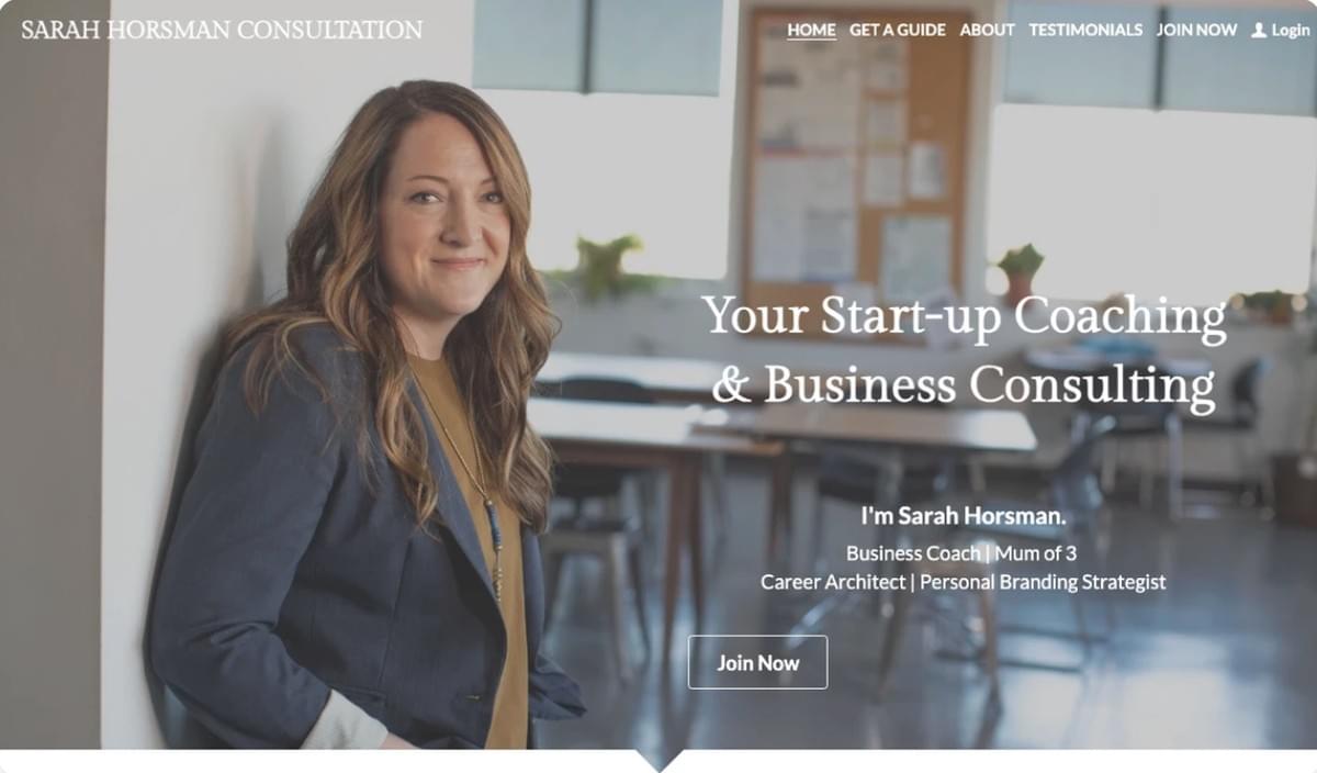 Modelo de Negócios de Consultoria Sarah Horsman