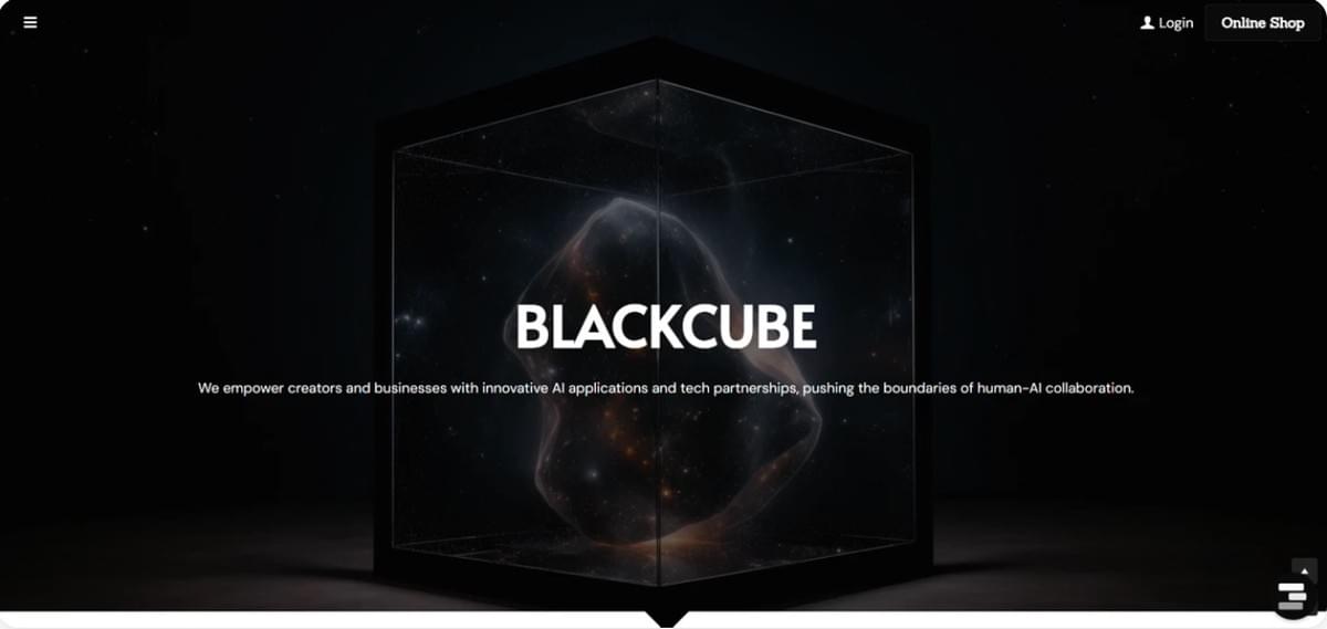 Blackcube e-commerce com Strikingly