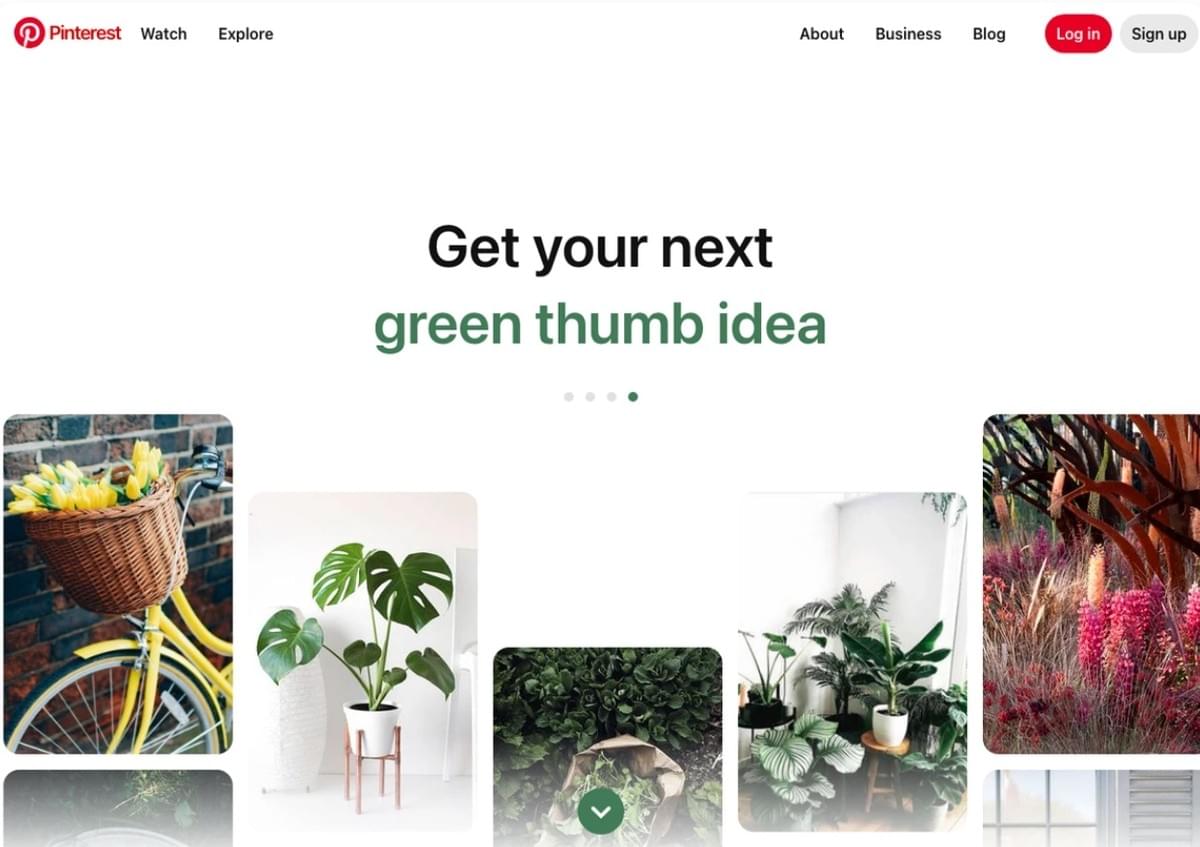 Pinterest websitegalerij