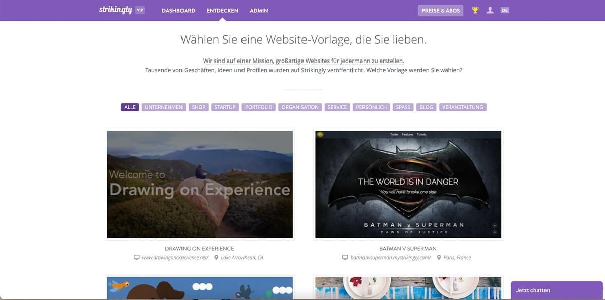Geotargeting mit Strikingly – Zielgerichtete Landing Pages