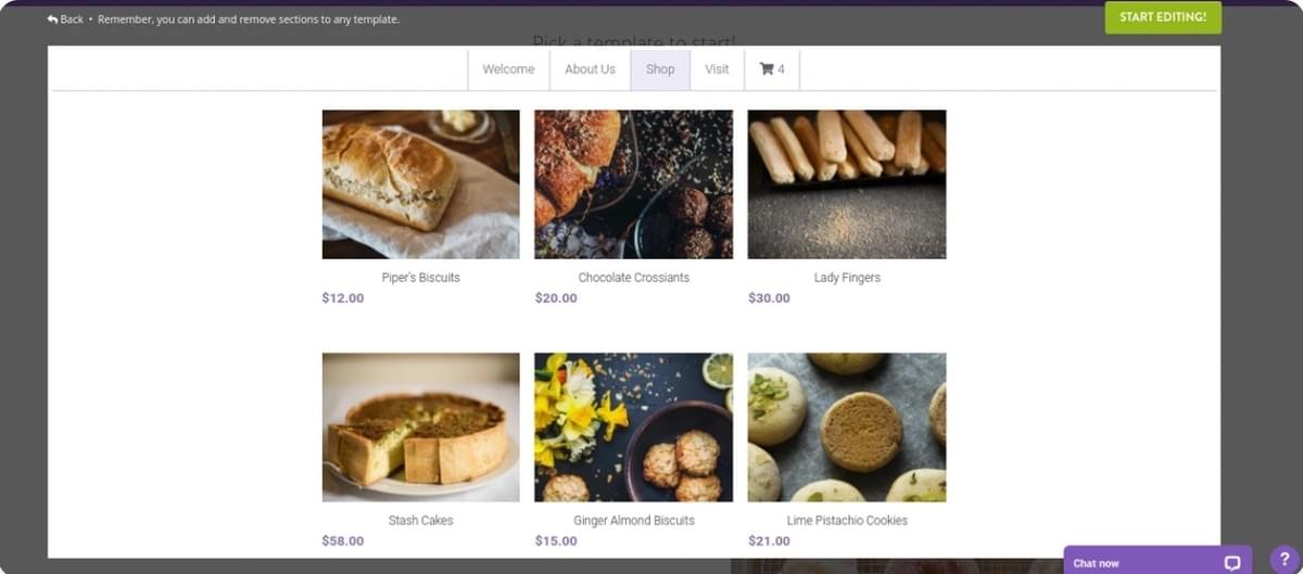 Surpreendentemente como exemplo de soluções inovadoras de web design - configuração fácil de loja online
