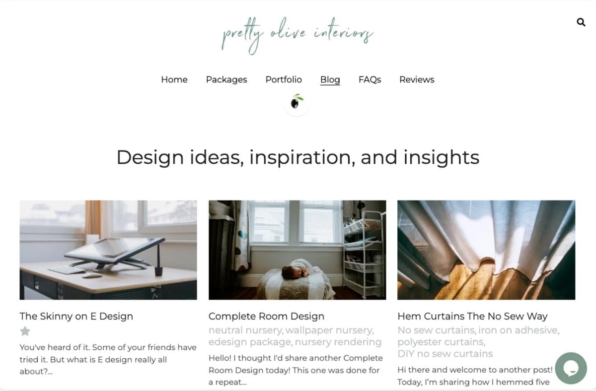 Mooi olijfgroen interieur: Succesvolle blognamen