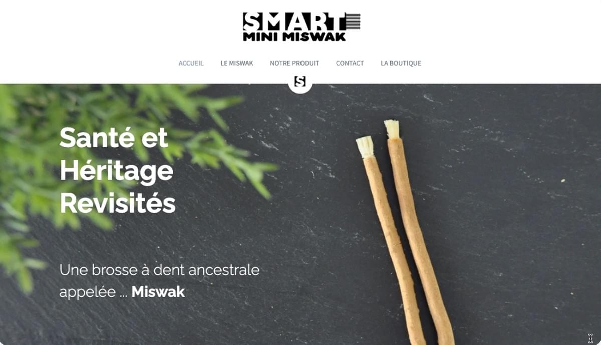 Smart Mini Miswak Website