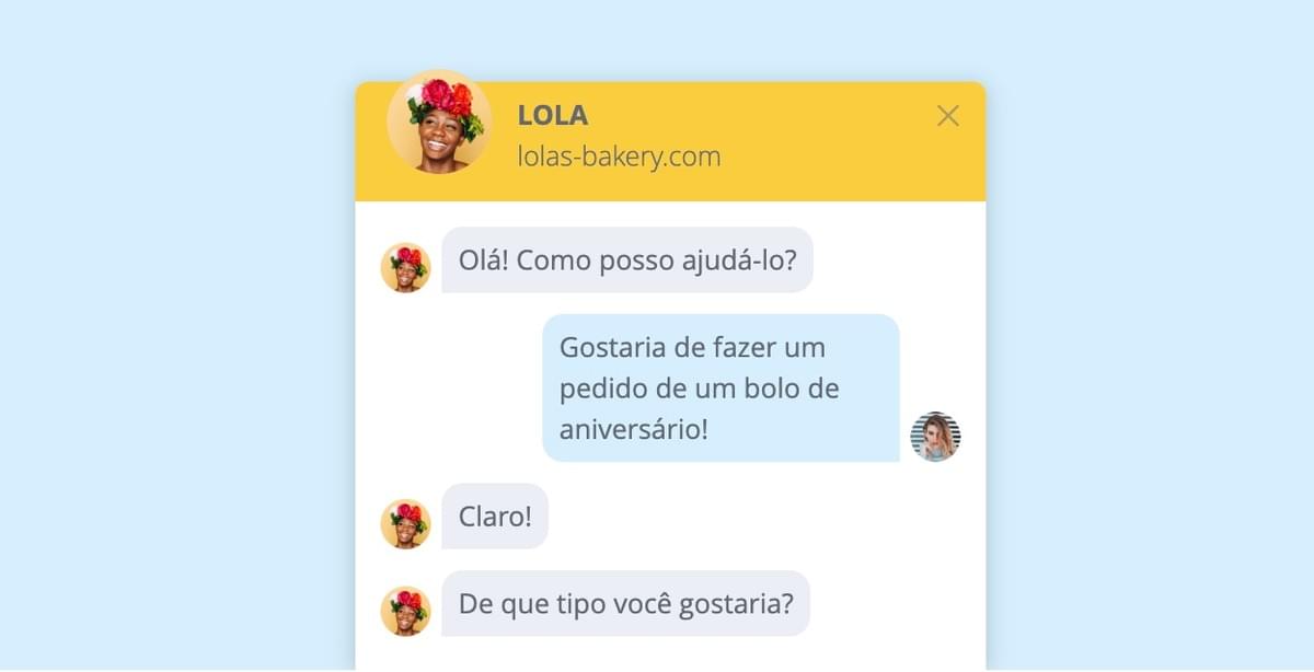 Funcionalidade de Chat ao Vivo da Strikingly