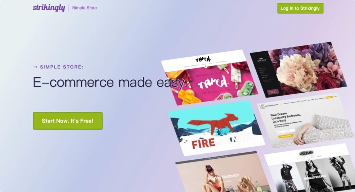 Strikingly Online-Shop-Builder