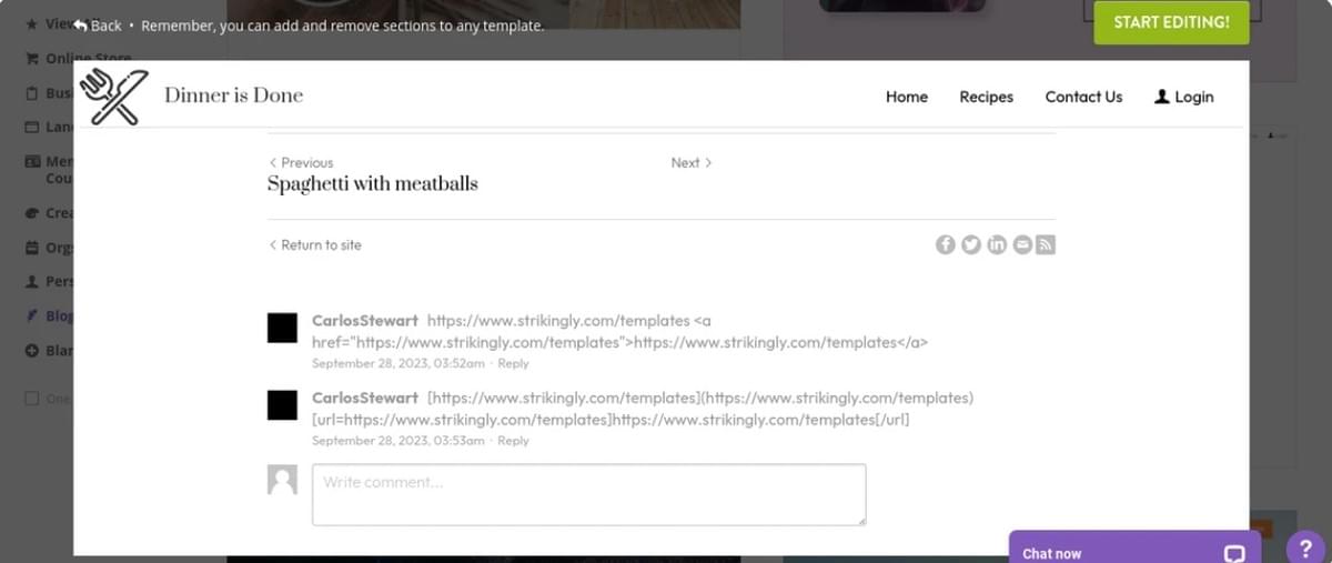 Schritte zum Schreiben eines Blogbeitrags auf Strikingly – Interagieren Sie mit Ihrem Publikum