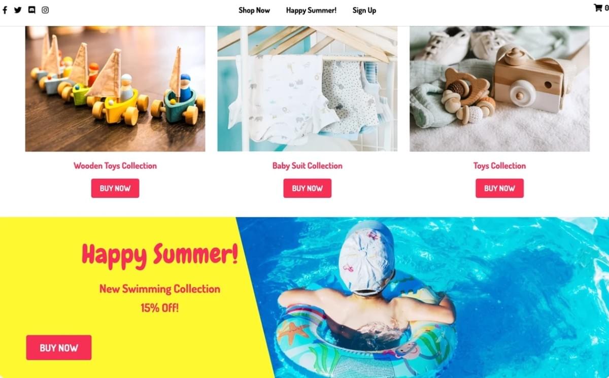 Peggi Online Winkel Sjabloon