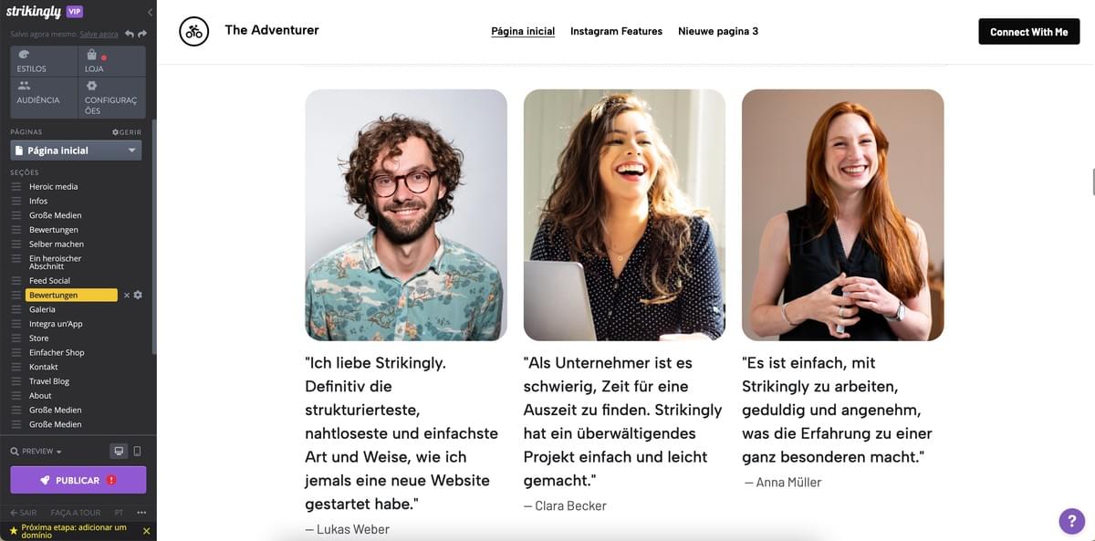 experiência revolucionária do cliente - Prova Social e Depoimentos