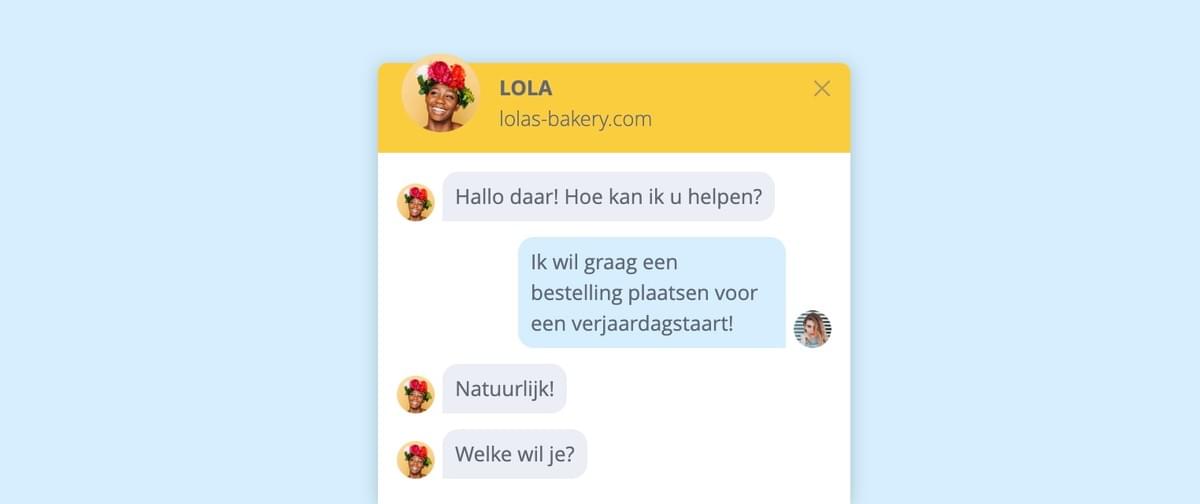 Strikingly Live Chat Functie