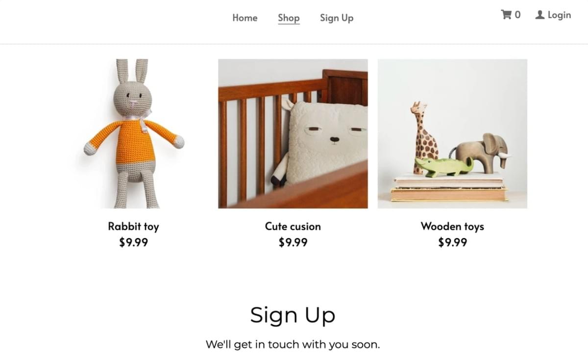 Sjabloon voor kleine speeltjes