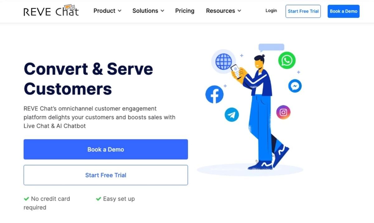 Live chat op de REVE-website