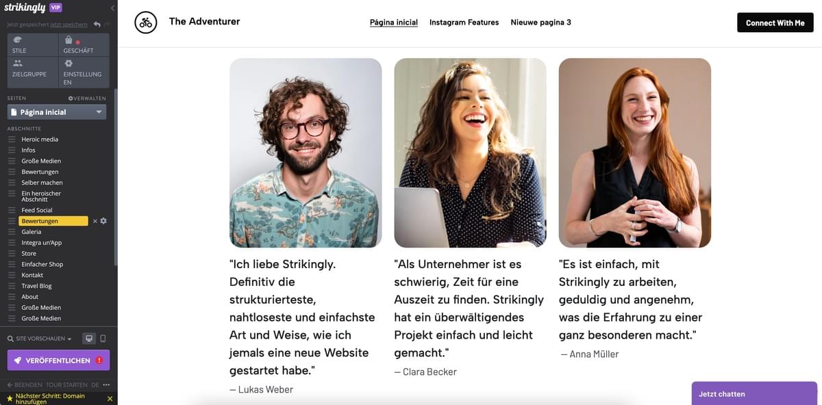 Wie Sie Online-Bewertungen auf auffälligen Websites zum Markenaufbau nutzen - Positive Bewertungen prominent anzeigen