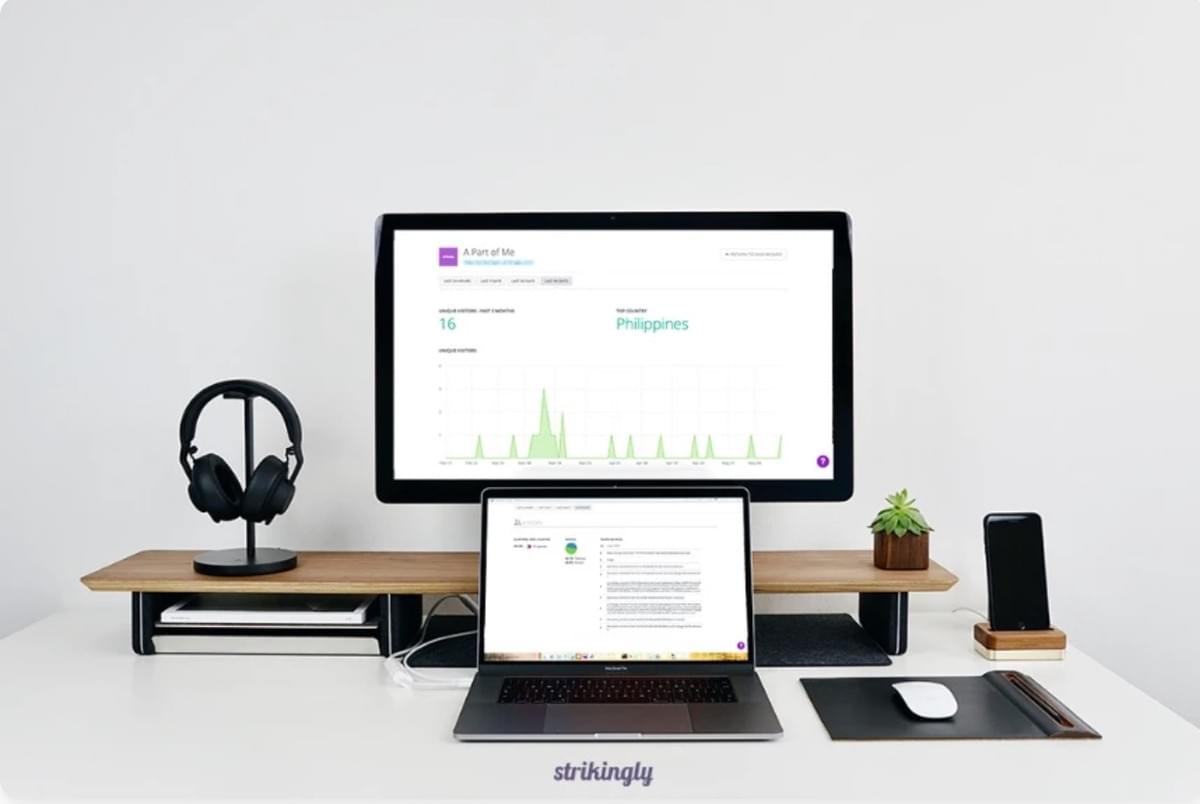 Strikingly Analytics Dashboard