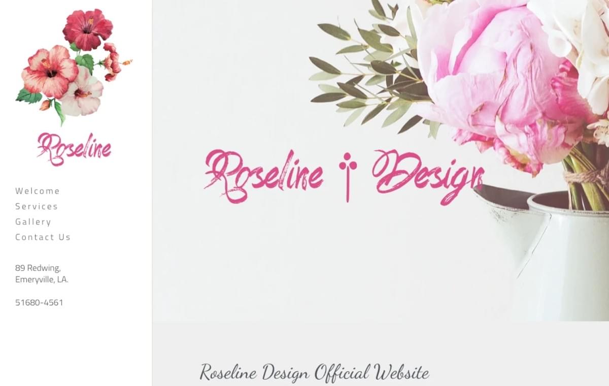 Template Roseline do Strikingly
