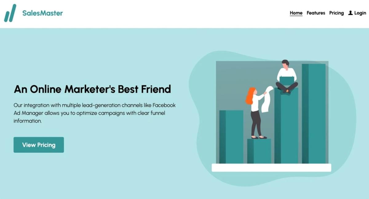 SalesMaster-ledenwebsitesjabloon