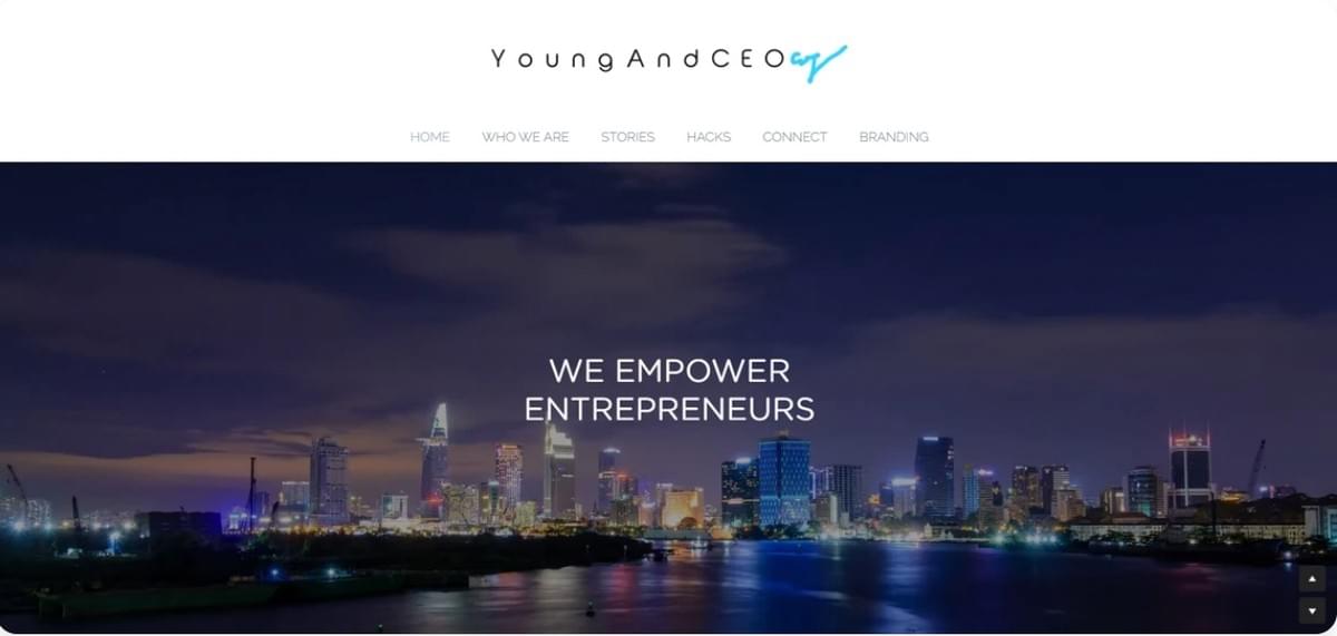 Junge Website-Besucher