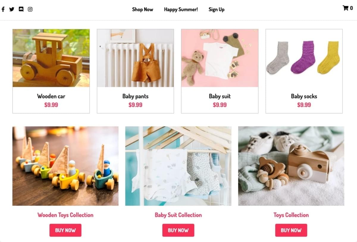 Template de Loja Peggi