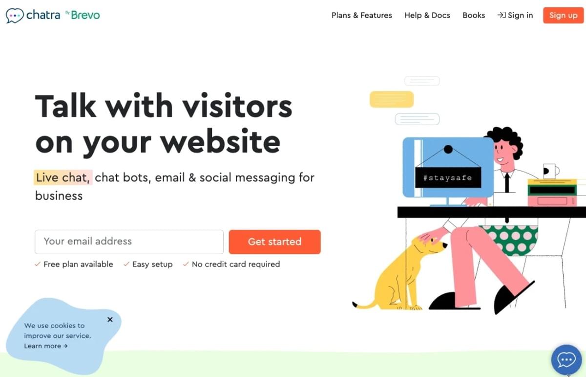 Chatra website live chat