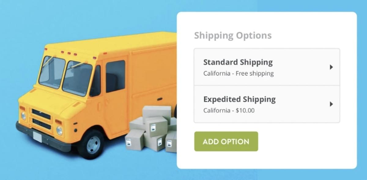 Opções de Envio Anúncio