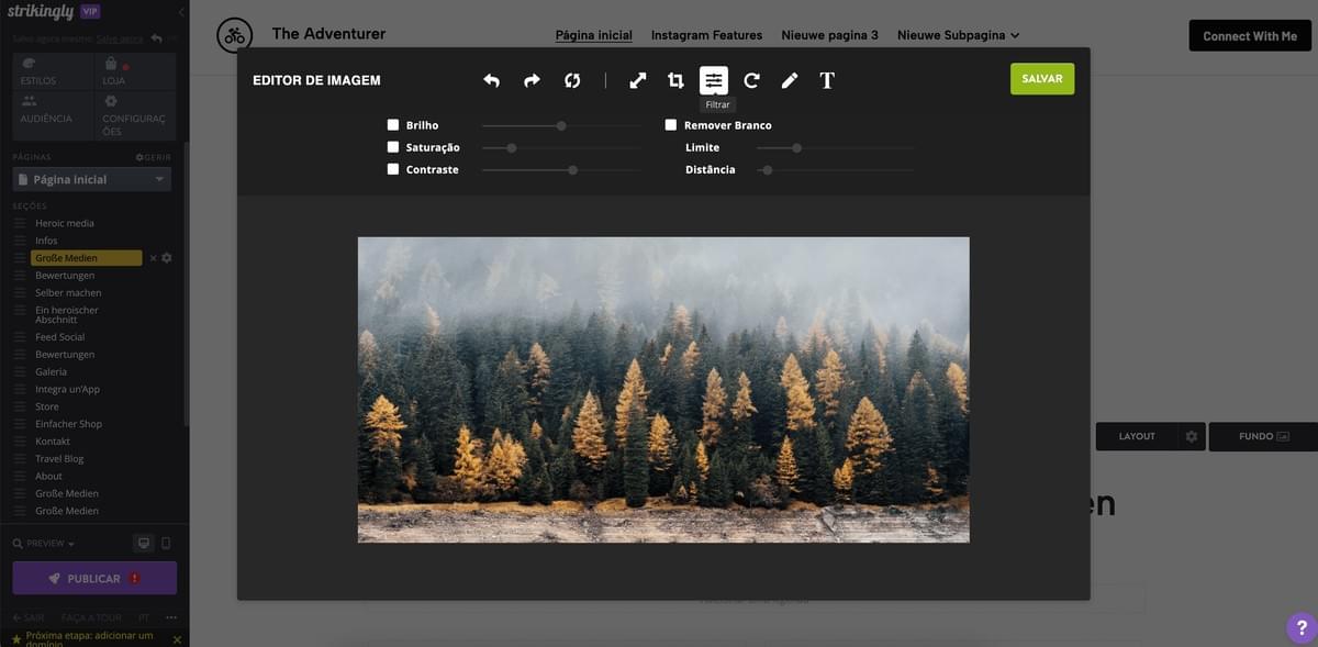 Editor de Imagens Impressionante