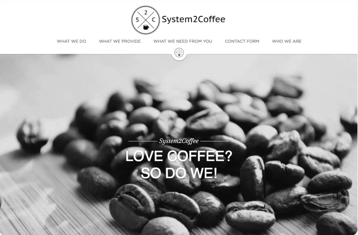 Alcançar o seu mercado-alvo: system2coffee