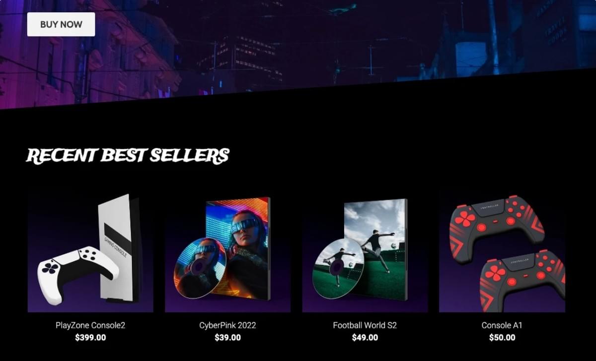 Modelo CyberGame da Strikingly