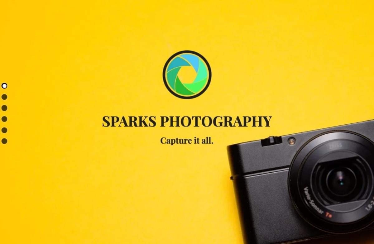Sparks Fotografie Sjabloon