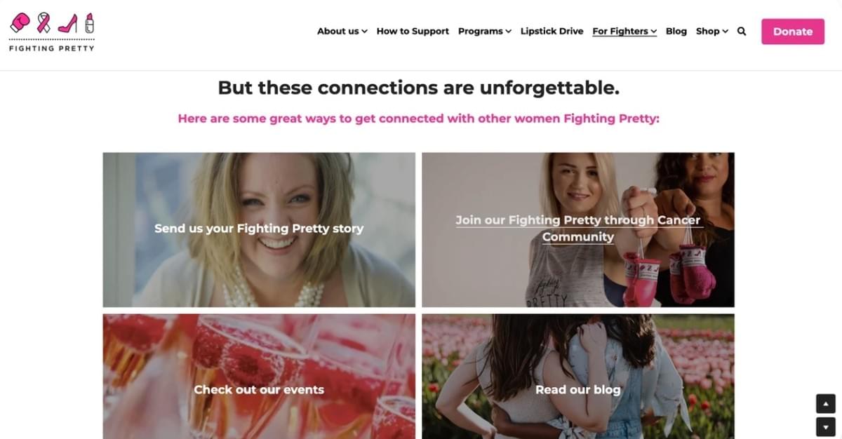 Vechten tegen mooie website Ankerlinks