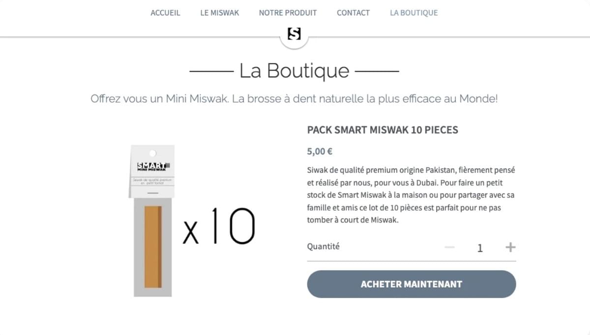 Beheer inventaris: slimme mini-miswak