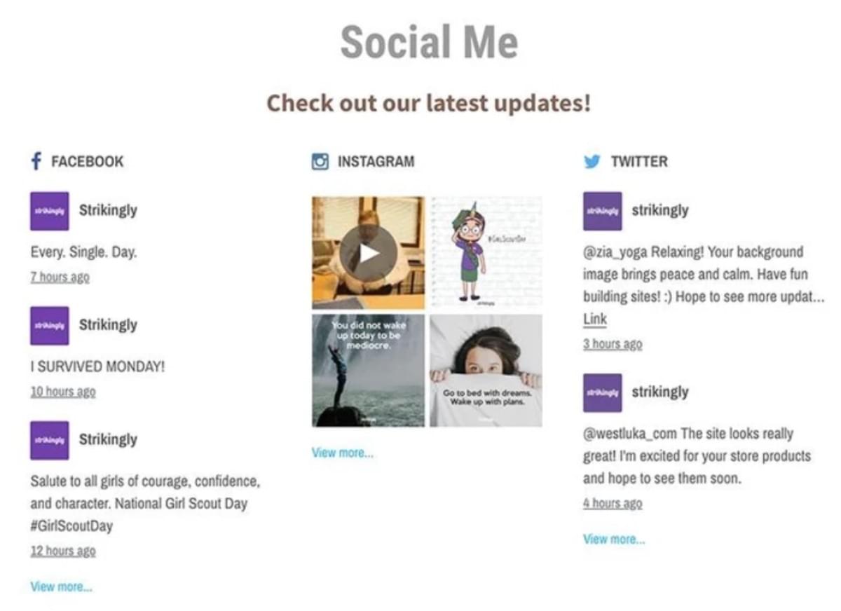 Opvallend instagram Feed