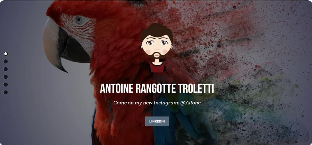 como criar um site pessoal como o do Antoine
